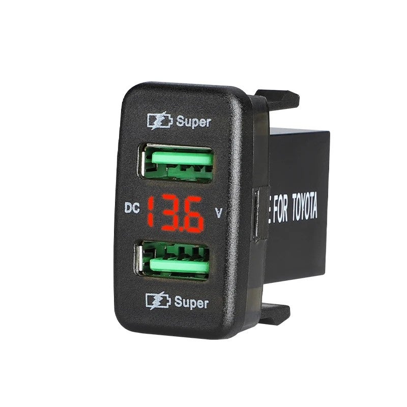 Bluejw Dual USB Car Charger Adapter 45W Super Fast Charging 9V/2A - Automobile Charger Socket for 12-24V Vehicles - Image 1